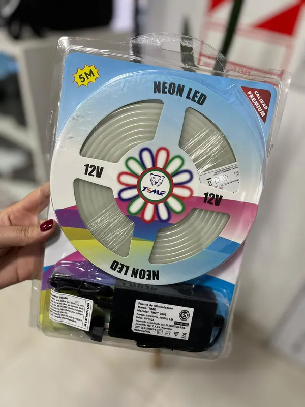 Tira neon 5mts blanco frio - FoxCel