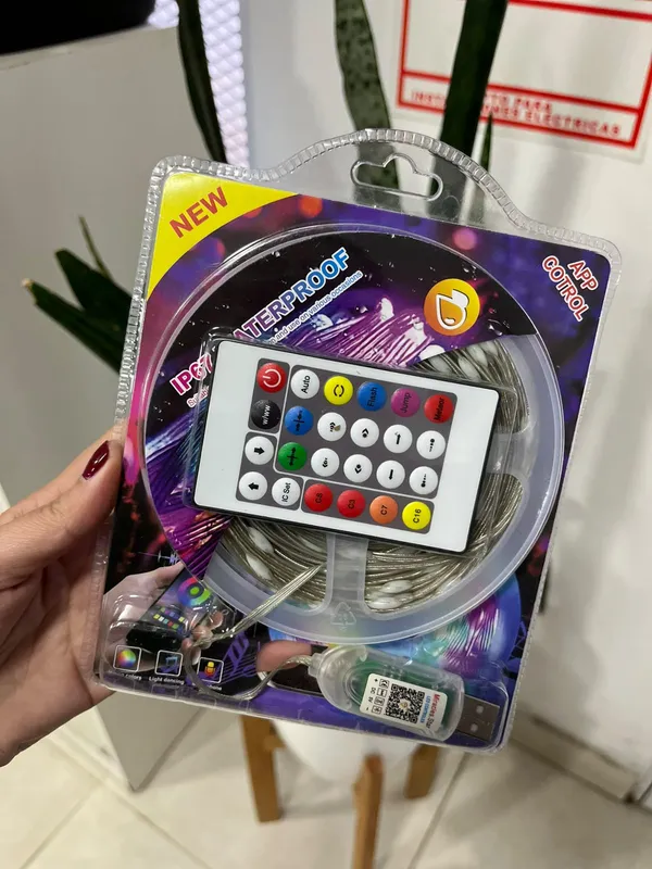 Tira led RGB usb con BT y control 10mts - FoxCel