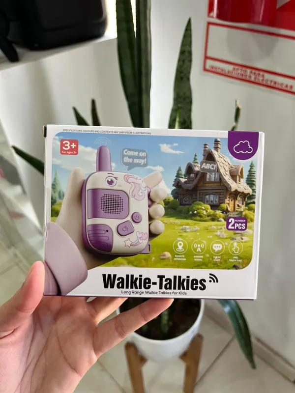 Walkie Talkie Infantil 2 un. - FoxCel