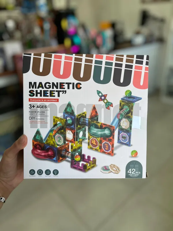 Juego de construccion magnetico - FoxCel