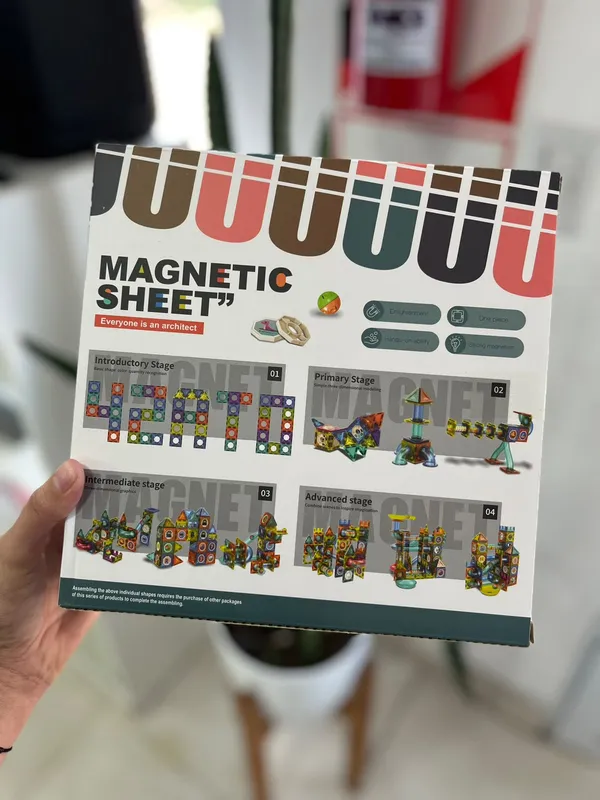Juego de construccion magnetico - FoxCel