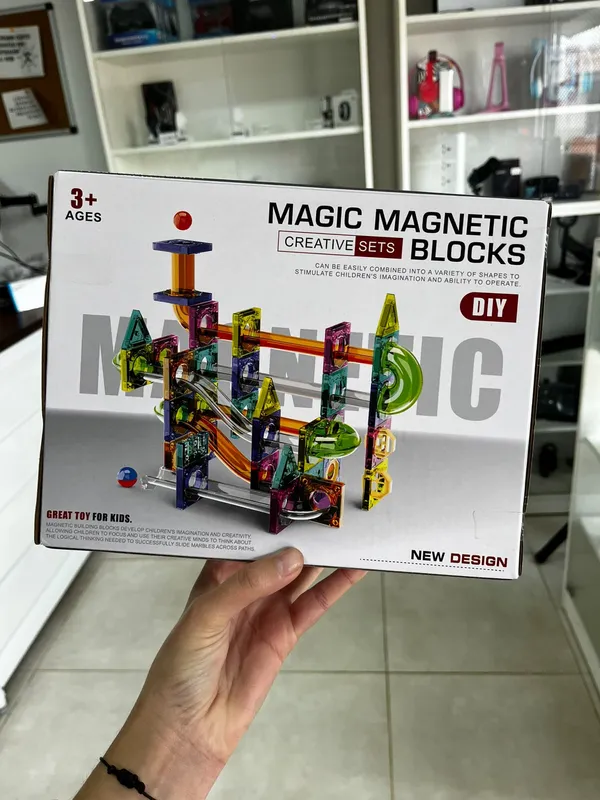Bloques magneticos pista bolitas - FoxCel